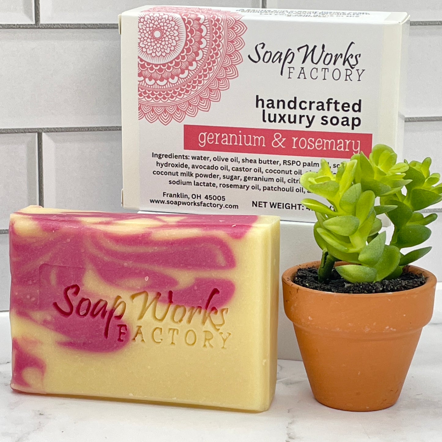 Geranium & Rosemary Luxury Soap